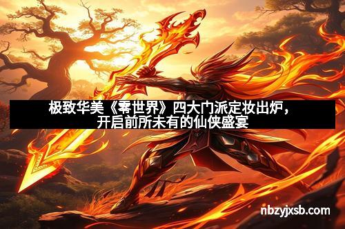 极致华美《零世界》四大门派定妆出炉，开启前所未有的仙侠盛宴